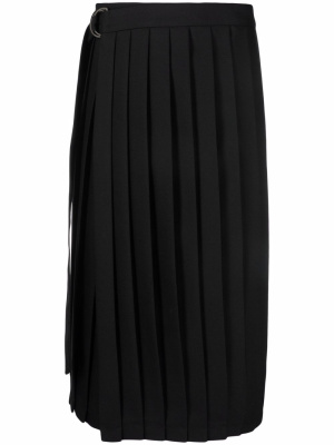 

Mid-length pleated skirt, AMI Paris Mid-length pleated skirt