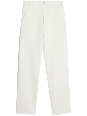 

Wide-leg cotton trousers, AMI Paris Wide-leg cotton trousers