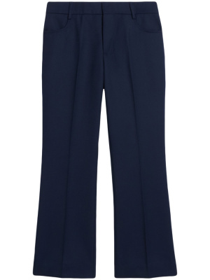 

Cropped flared trousers, AMI Paris Cropped flared trousers