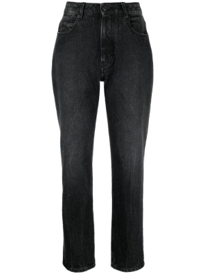 

High-waisted straight-leg jeans, AMI Paris High-waisted straight-leg jeans