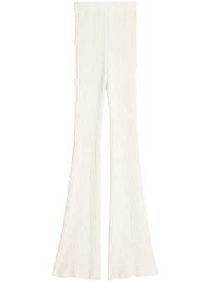 

Flared knitted trousers, AMI Paris Flared knitted trousers