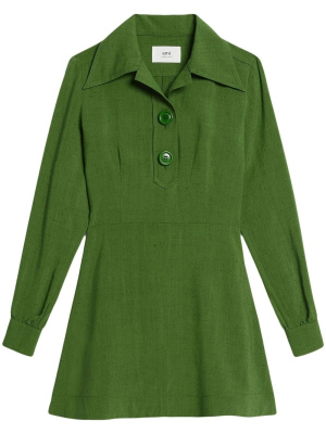

Flared mini dress, AMI Paris Flared mini dress