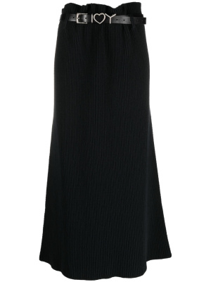

Ribbed high-waisted skirt, Y/Project Ribbed high-waisted skirt