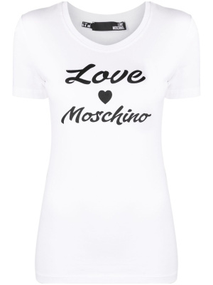 

Logo-print cotton T-Shirt, Love Moschino Logo-print cotton T-Shirt