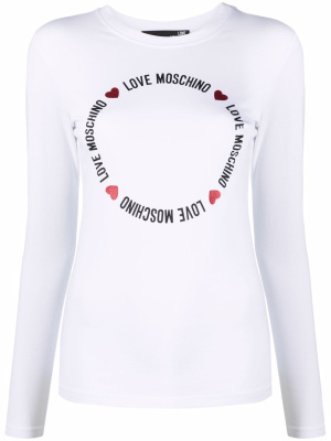 

Logo-print T-shirt, Love Moschino Logo-print T-shirt