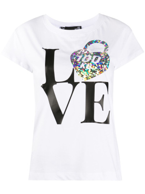 

Logo print T-shirt, Love Moschino Logo print T-shirt