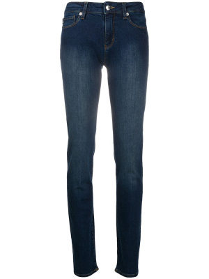 

Rhinestone-embellished slim-fit jeans, Love Moschino Rhinestone-embellished slim-fit jeans