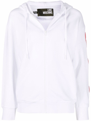 

Heart-patch cardigan, Love Moschino Heart-patch cardigan