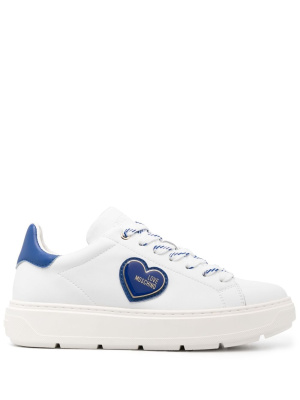 

Logo-patch low-top sneakers, Love Moschino Logo-patch low-top sneakers