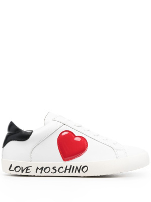 

Heart-patch logo sneakers, Love Moschino Heart-patch logo sneakers