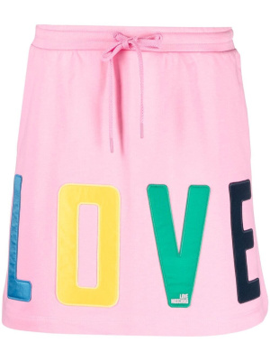 

Love elasticated-waist skirt, Love Moschino Love elasticated-waist skirt