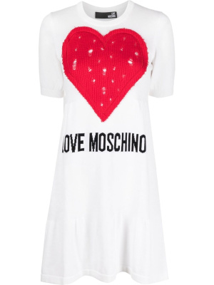 

Logo-print T-shirt dress, Love Moschino Logo-print T-shirt dress
