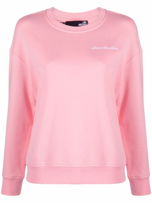 

Logo-printed sweatshirt, Love Moschino Logo-printed sweatshirt