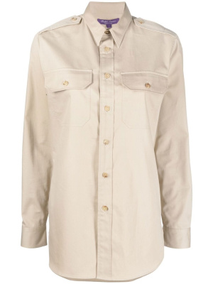 

Ry flap-pocket long-sleeve shirt, Ralph Lauren Collection Ry flap-pocket long-sleeve shirt