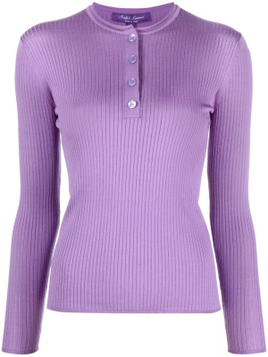 

Crew-neck ribbed-knit jumper, Ralph Lauren Collection Crew-neck ribbed-knit jumper