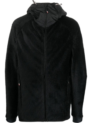

Fleece-texture padded jacket, Moncler Grenoble Fleece-texture padded jacket