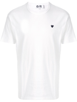 

Embroidered logo T-shirt, Comme Des Garçons Play Embroidered logo T-shirt