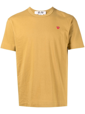 

Logo-patch short-sleeve T-shirt, Comme Des Garçons Play Logo-patch short-sleeve T-shirt