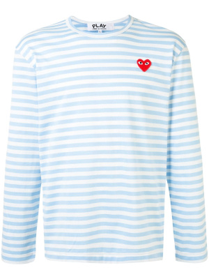 

Striped long sleeve top, Comme Des Garçons Play Striped long sleeve top