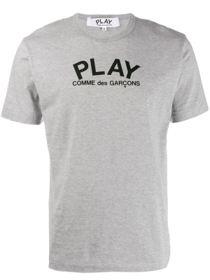 

Logo round neck T-shirt, Comme Des Garçons Play Logo round neck T-shirt