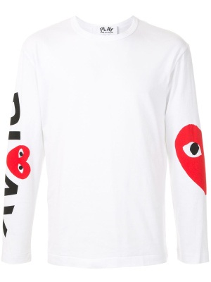 

Logo print T-shirt, Comme Des Garçons Play Logo print T-shirt