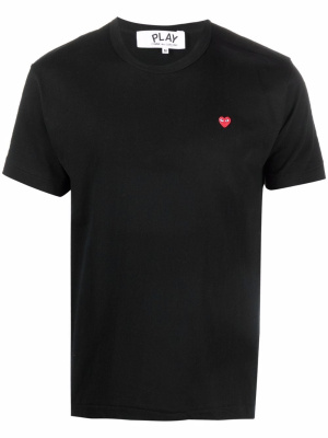 

Heart logo cotton T-shirt, Comme Des Garçons Play Heart logo cotton T-shirt