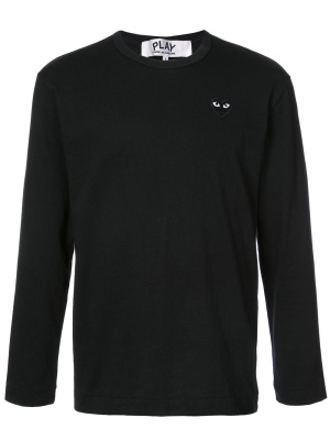 

Long-sleeve heart logo T-shirt, Comme Des Garçons Play Long-sleeve heart logo T-shirt