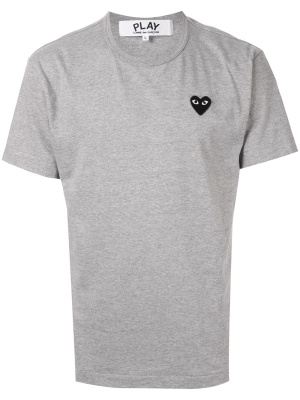 

Embroidered logo T-shirt, Comme Des Garçons Play Embroidered logo T-shirt