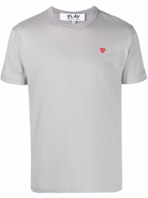 

Logo-patch short-sleeve T-shirt, Comme Des Garçons Play Logo-patch short-sleeve T-shirt