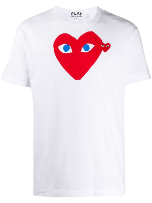 

Heart print T-shirt, Comme Des Garçons Play Heart print T-shirt