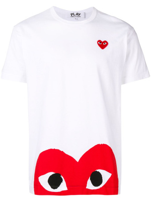 

Heart print T-shirt, Comme Des Garçons Play Heart print T-shirt