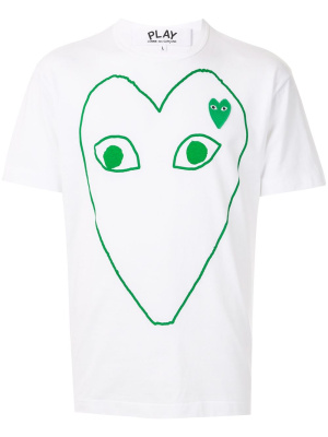 

Logo print T-shirt, Comme Des Garçons Play Logo print T-shirt