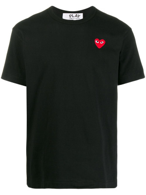 

Heart logo-patch T-shirt, Comme Des Garçons Play Heart logo-patch T-shirt
