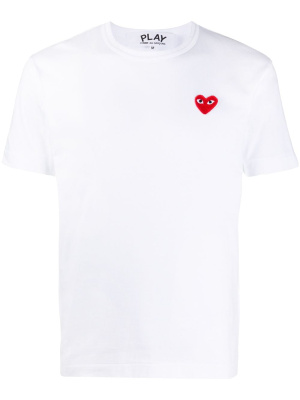 

Applique logo T-shirt, Comme Des Garçons Play Applique logo T-shirt