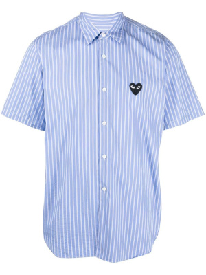 

Heart-patch striped shirt, Comme Des Garçons Play Heart-patch striped shirt