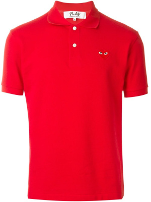 

Embroidered heart polo shirt, Comme Des Garçons Play Embroidered heart polo shirt