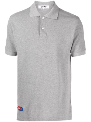 

Logo-appliqué cotton polo shirt, Comme Des Garçons Play Logo-appliqué cotton polo shirt