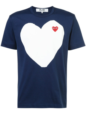 

Heart print T-shirt, Comme Des Garçons Play Heart print T-shirt