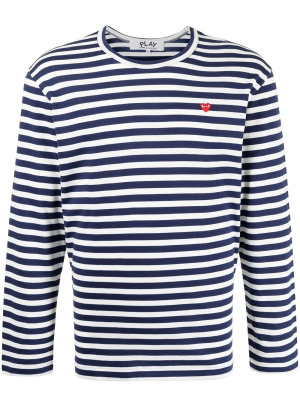 

Striped long-sleeve T-shirt, Comme Des Garçons Play Striped long-sleeve T-shirt