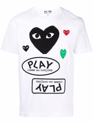 

Heart logo-print T-shirt, Comme Des Garçons Play Heart logo-print T-shirt