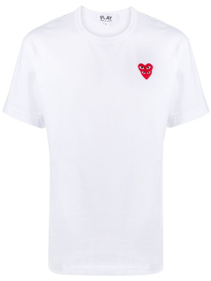 

Heart logo print T-shirt, Comme Des Garçons Play Heart logo print T-shirt