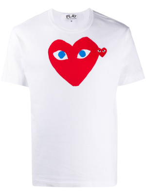 

Heart Logo T-shirt, Comme Des Garçons Play Heart Logo T-shirt