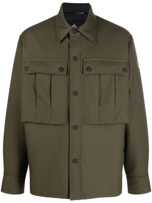 

Quilted-panel shirt jacket, Moncler Grenoble Quilted-panel shirt jacket