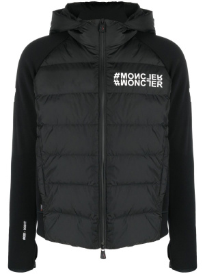 

Logo-print padded hoodie, Moncler Grenoble Logo-print padded hoodie