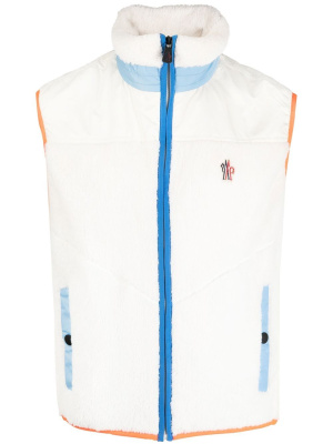 

Logo-patch fleece vest, Moncler Grenoble Logo-patch fleece vest