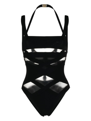 

Fynlee sheer-panelling swimsuit, Agent Provocateur Fynlee sheer-panelling swimsuit