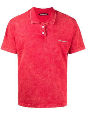 

Logo-print short-sleeve polo shirt, FOO AND FOO Logo-print short-sleeve polo shirt