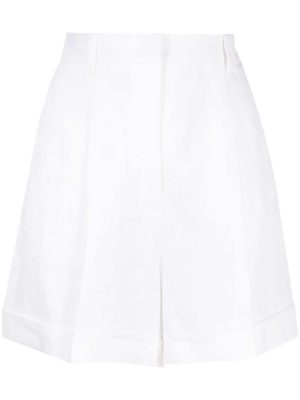

Pleated linen shorts, Michael Kors Collection Pleated linen shorts
