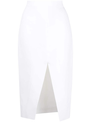 

Sablé cutaway-slit pencil skirt, Michael Kors Collection Sablé cutaway-slit pencil skirt