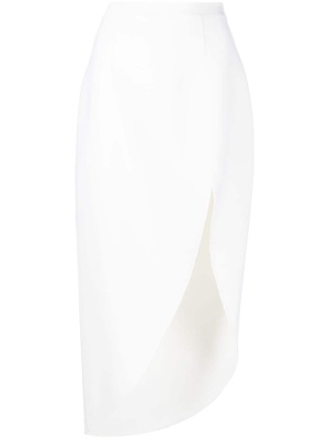 

High-waisted front-slit skirt, Michael Kors Collection High-waisted front-slit skirt